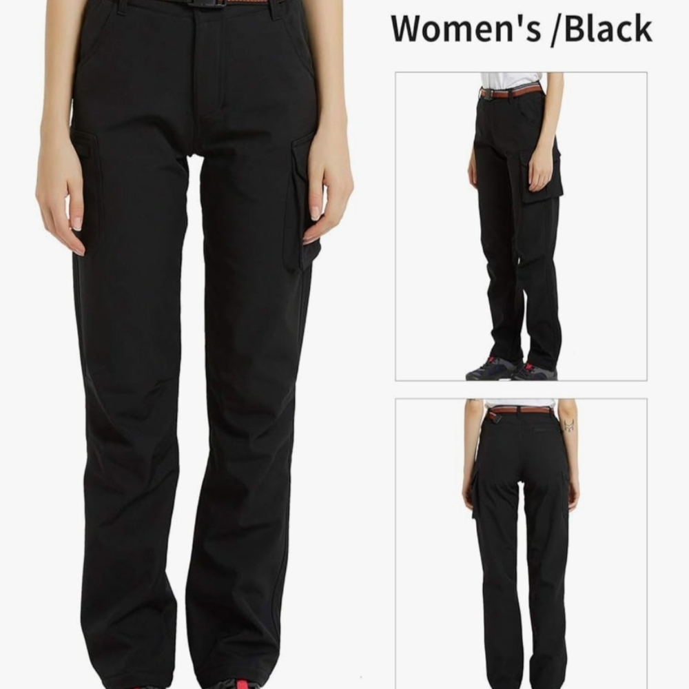 JOMLUN Wind And Waterproof Soft Women's Hiking Outdoor Trousers Pants